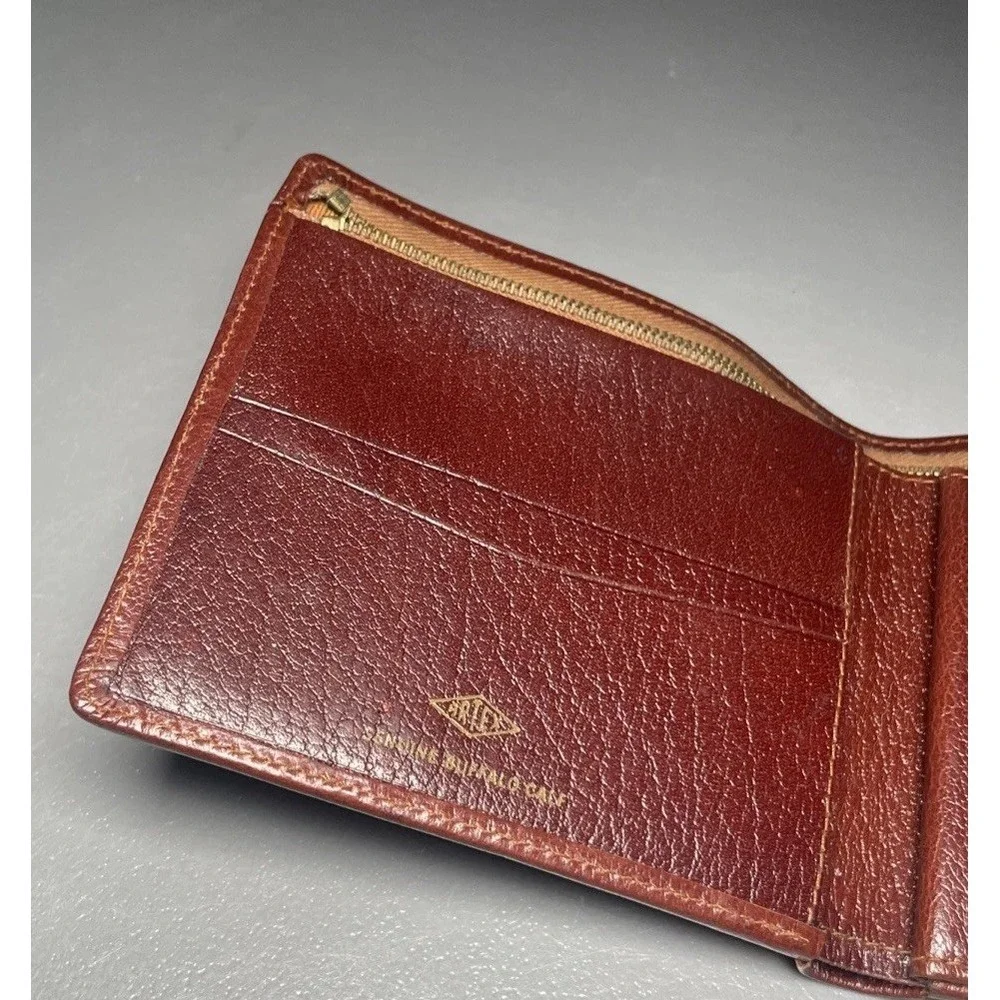 Vintage Men's Artex Australia Leather Bifold Wallet